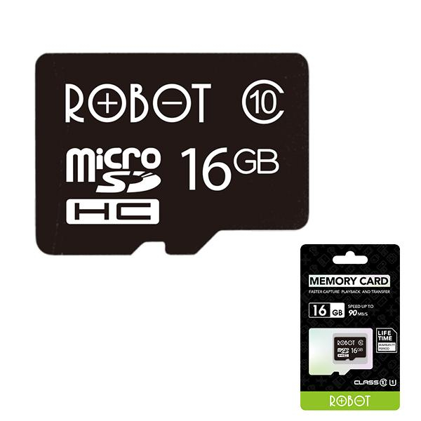 ROBOT Micro SD 16GB RT16G Class 10 TF Card with Package