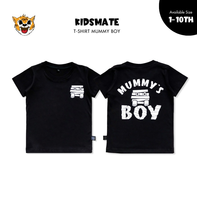 BAJU ANAK LAKI-LAKI | KAOS POLOS ANAK| KAOS ANAK LAKI-LAKI 1-10 TAHUN MUMMY’S BOY KIDS MATE