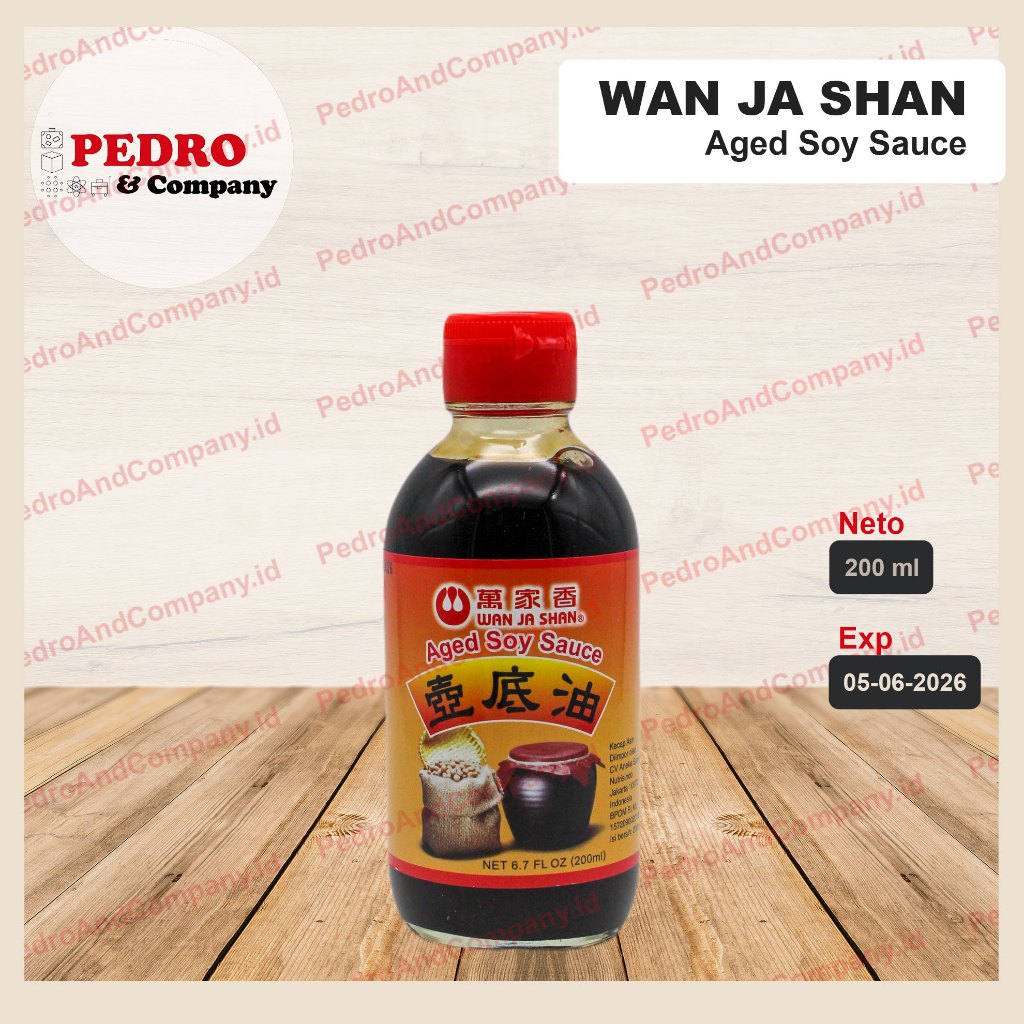 

Wan jan shan aged soy sauce 200 ml - kecap asin fermentasi taiwan china