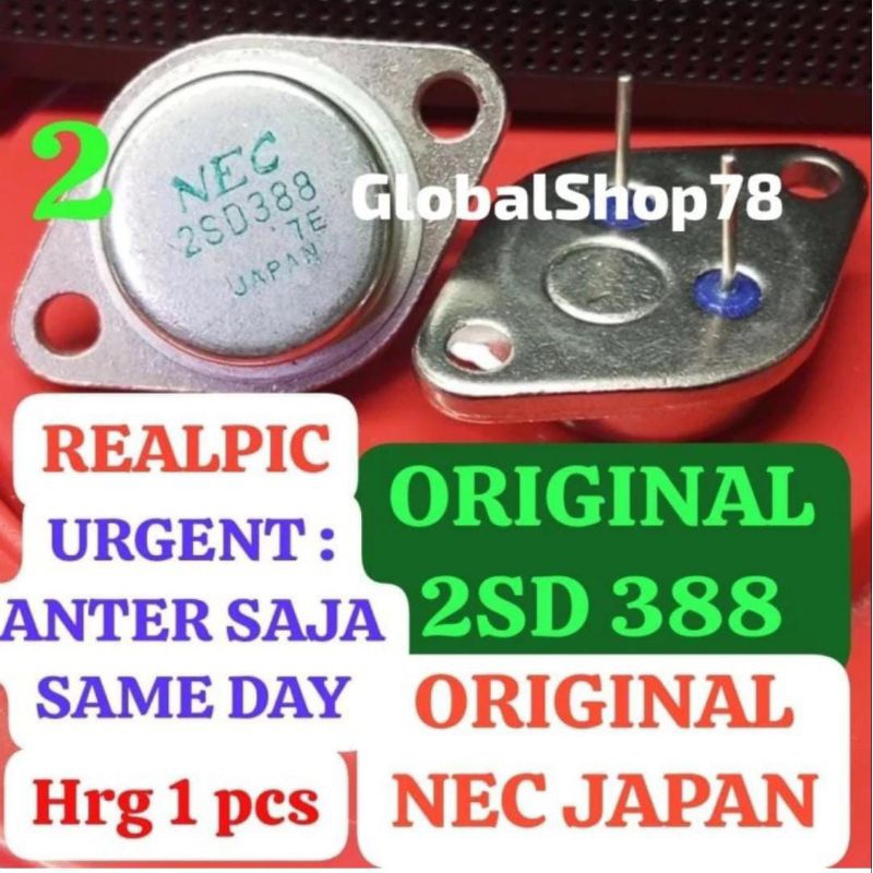 Hrg 1 pcs JAPAN 2SD388 SD388 D388 388 2SD SD TRANSISTOR ORIGINAL