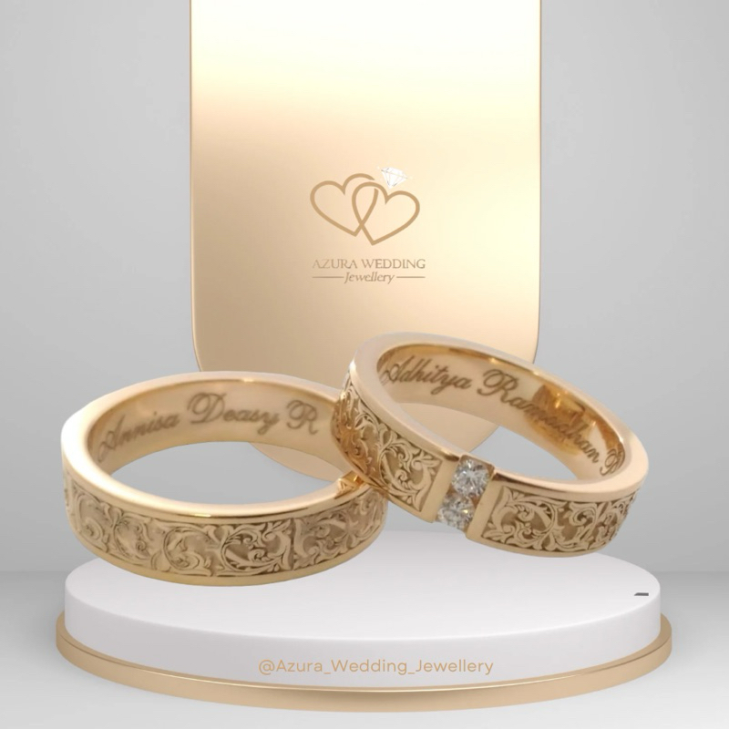 Custom Cincin Ring Silver Grafir Aksara Jawa full