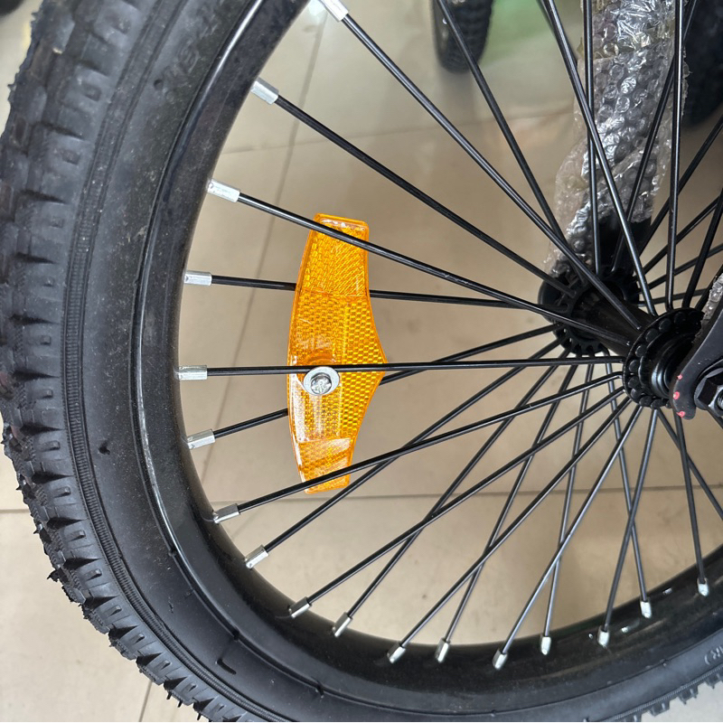 reflektor BaUT pantulan lampu velg sepeda anak bmx mtb federal lipat SATUAN