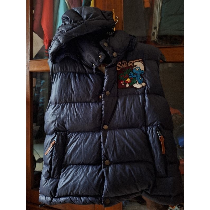 vest bulang whole hauss x smurfs original XL