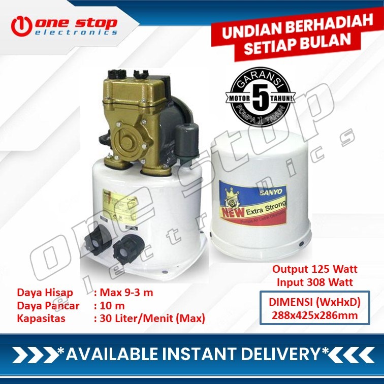 SANYO PH-130B Pompa Air Sumur Dangkal PH130B P-H130B