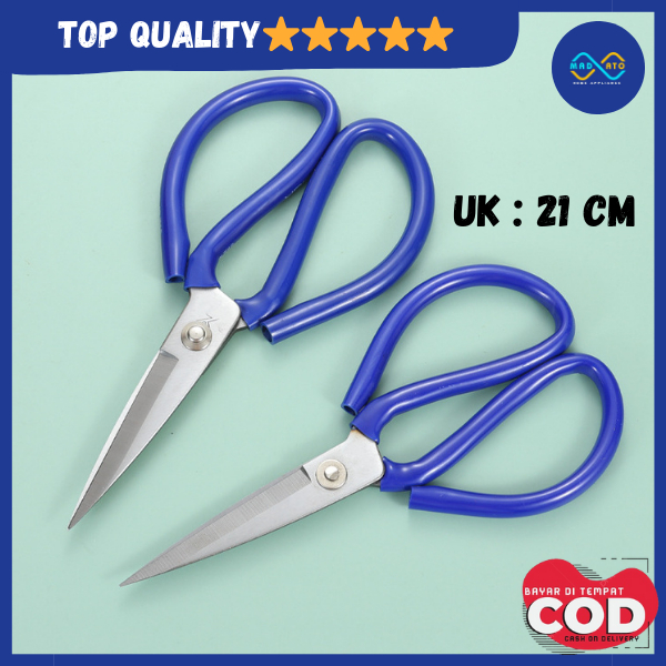 

Gunting Jahit Kodok ize Besar Biru Tailor Scissors Gunting Jahit Benang Stainless Butterfly Premium TERMURAH TERLARIS