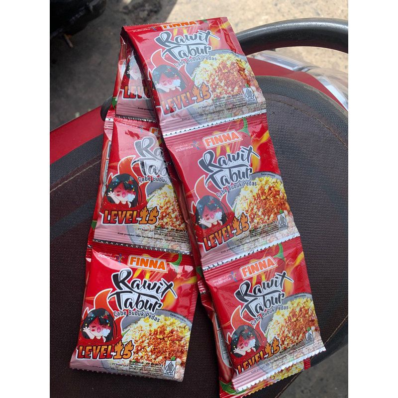 

Finna Rawit Tabur Lv 15 1 renceng isi 12 sachet x 6gr