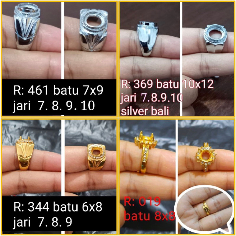 Ring/ Cincin TITANIUM BERKUALITAS || Model Simple, Klasik, Elegan || Tersedia Untuk Cewe&Cowo || Rin