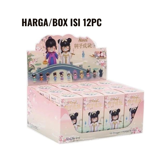 Set 12pcs/Pop Mart Rolife Nanci Talk with child series blind box Figure