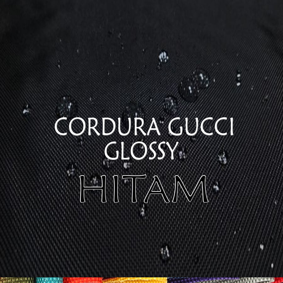 Kain Bahan cordura Guci Gucci waterproof meteran Bahan tas Polos Motif / Kain Cordura Cordurai 600d 