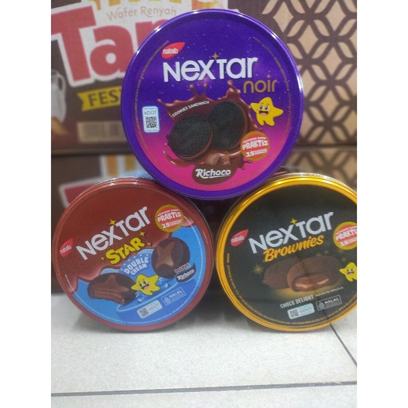 

nextar brownis , nextar star ,nextar Noir kaleng RANDOM