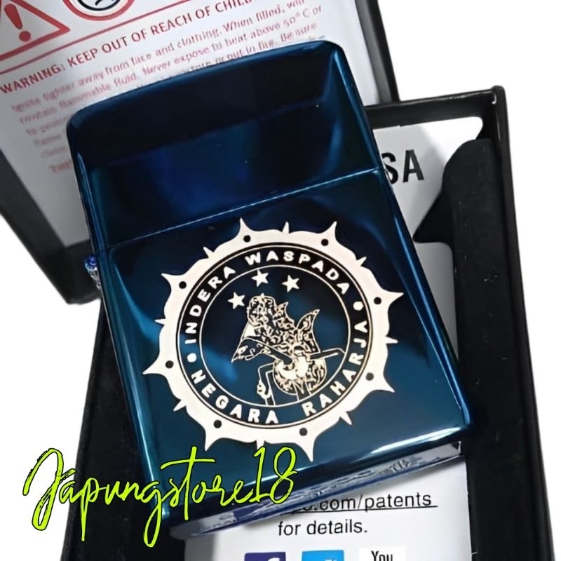 Korek Api Zippo Wayang Grafir Laser Zippo Custom Sovenir unik Korek api unik