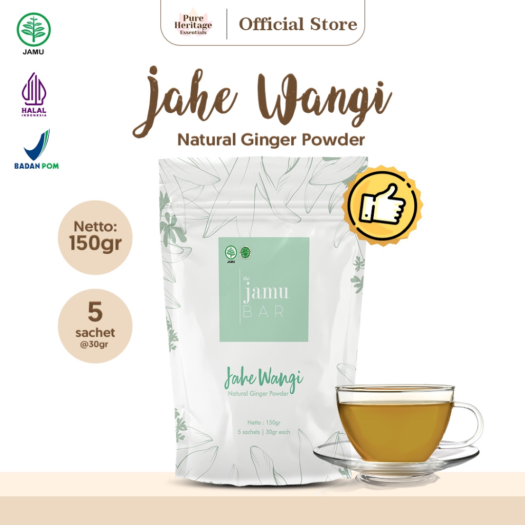 

The Jamu Bar - Jahe Wangi | Jamu untuk menyegarkan dan menghangatkan tubuh 150gr