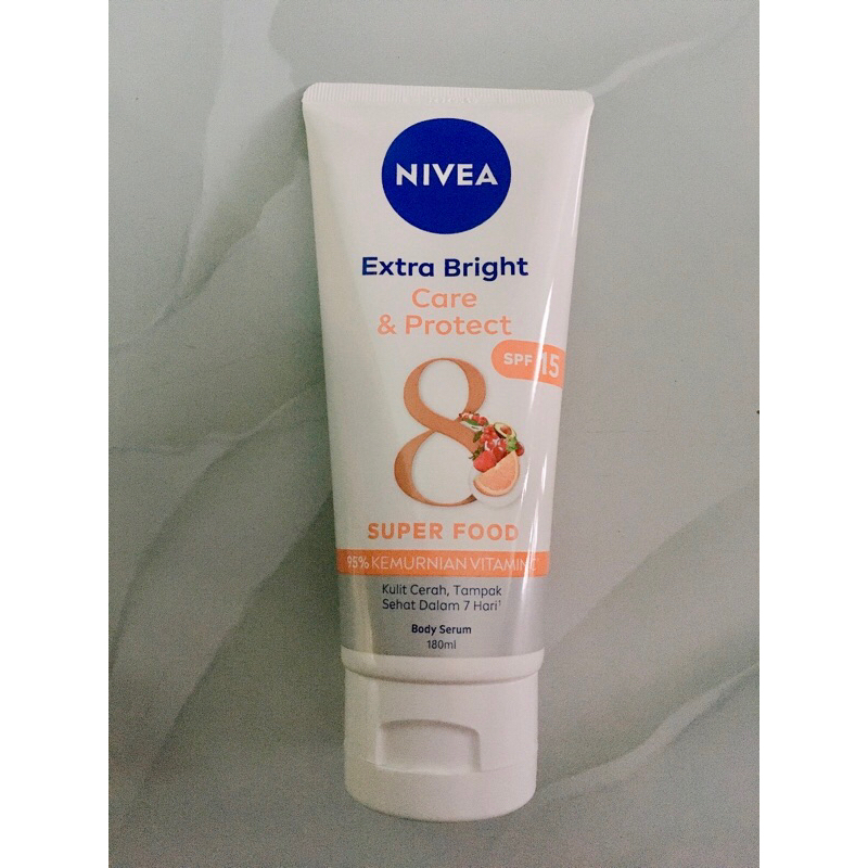 ORIGINAL Nivea Body Serum Extra White Care & Protect 180ml ~ Nivea Body Serum - Body