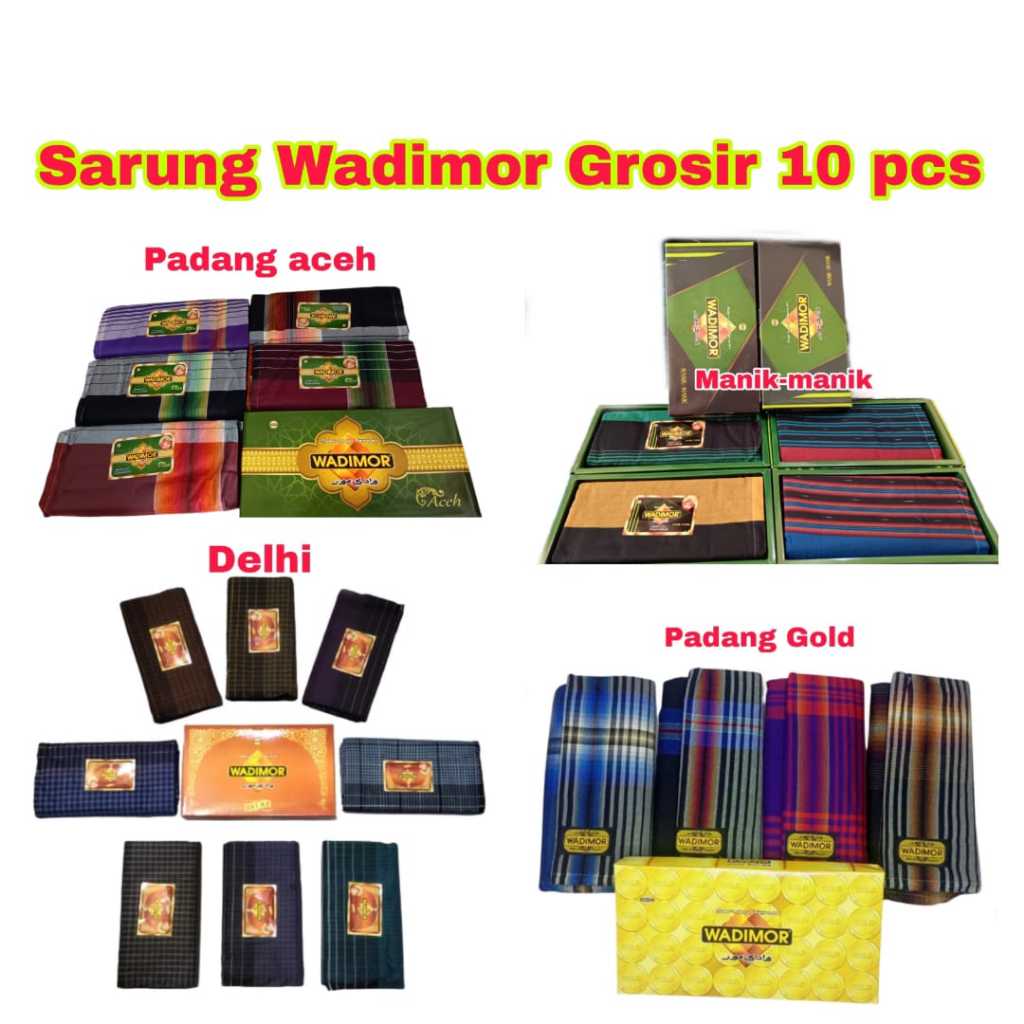 Sarung Wadimor Grosir 10 Pcs