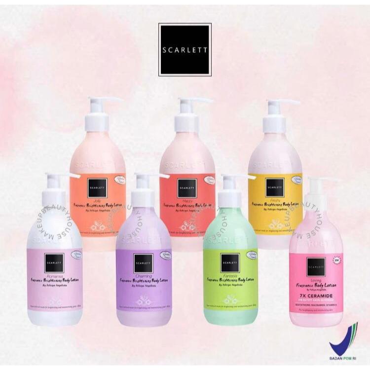 scarlett whitening body lotion