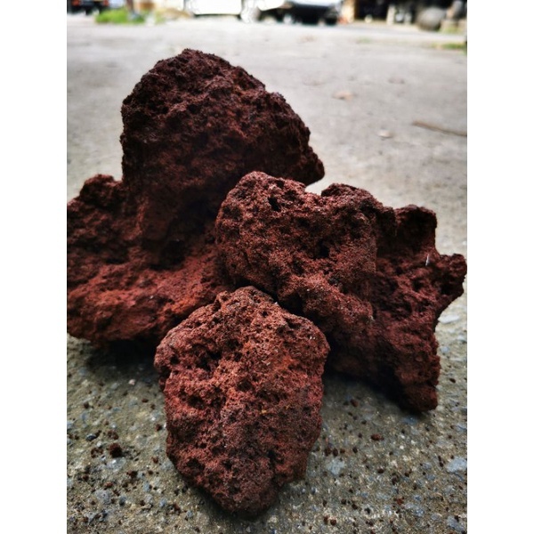 BATU LAVAROCK MEDIA FILTER HARDSCAPE AIR TERJUN AQUASCAPE 1 KG