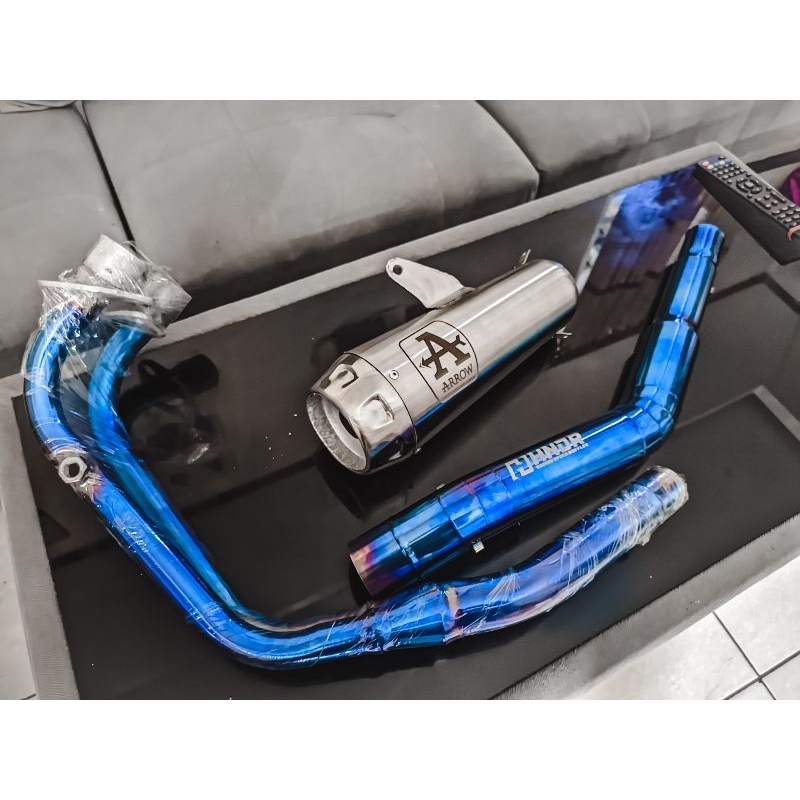 Knalpot Racing Arrow Pro Race Fullsystem 2 Silinder