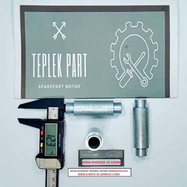 Bosh/Tromol DEPAN Jupiter Z Jupiter Mx Mio Vega Zr Smash/As 12mm/As 17/Kunci 17/Bearing 6300 15mm