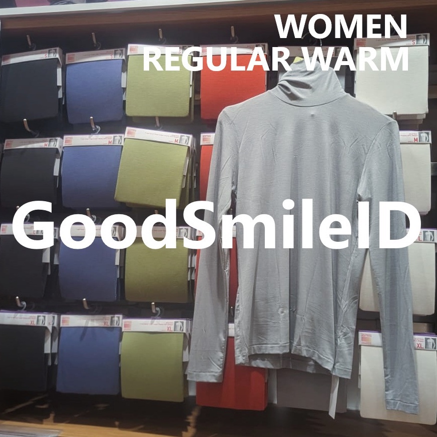 ART D29H SALE Women HEATTECH Regular Reguler Warm Turtleneck Longjohn Turtle Neck Lengan Panjang Kao