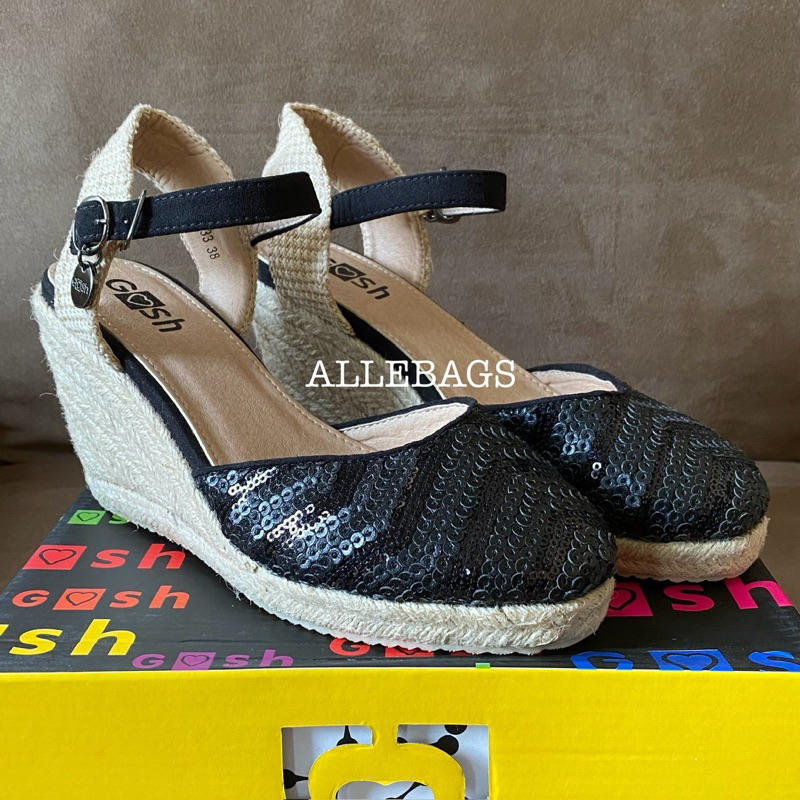 PRELOVED GOSH Wedges Shoes (Black)