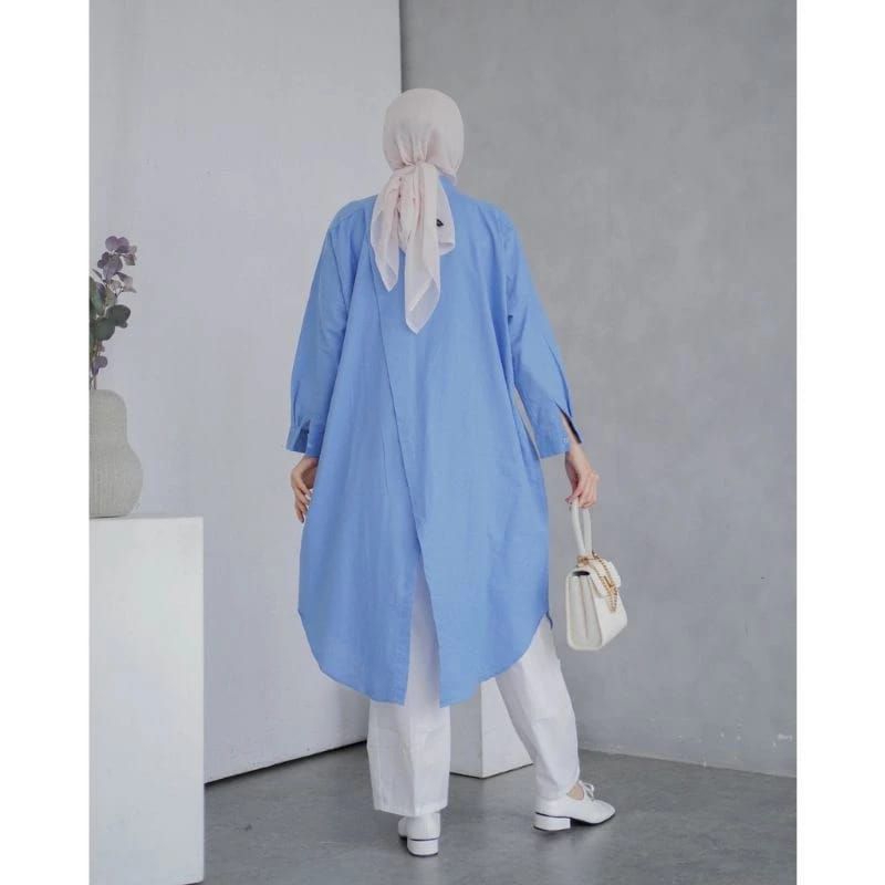 KEMEJA TUNIK DWYNE BAHAN LINEN TUNIK DWYNE TERLARIS