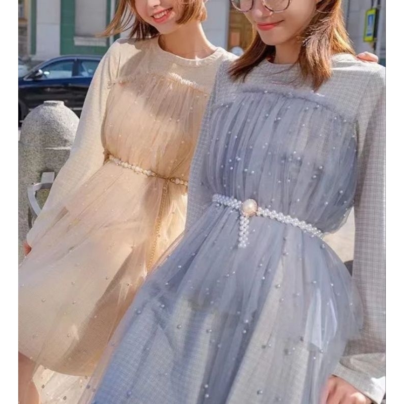 Ikat Pinggang Mutiara ikat pinggang wanita model Korea Gesper mutiara