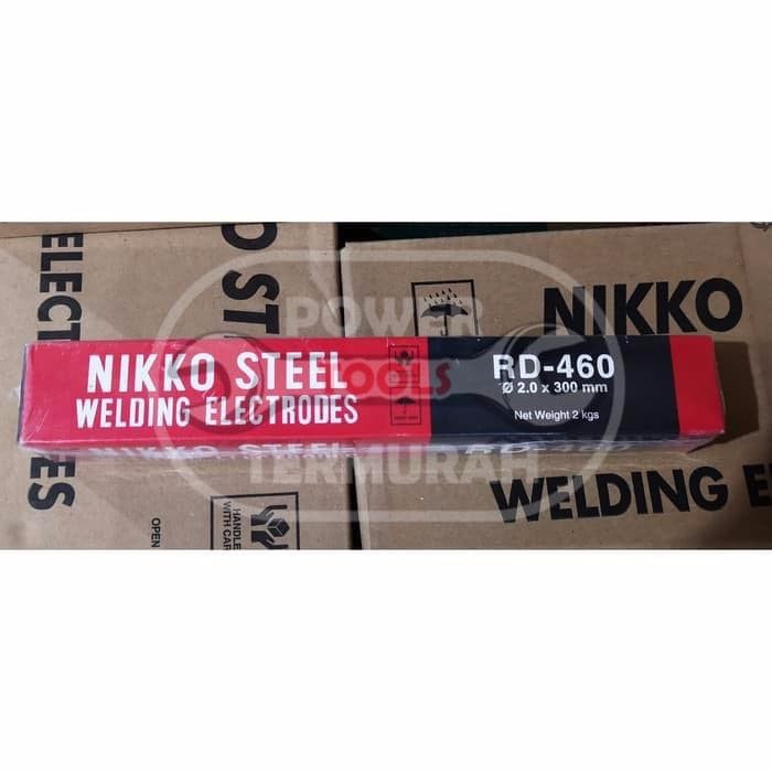 KAWAT LAS NIKKO STEEL 2.0 MM (2KG) RD460 RD 460 RD-460 MAKASSAR