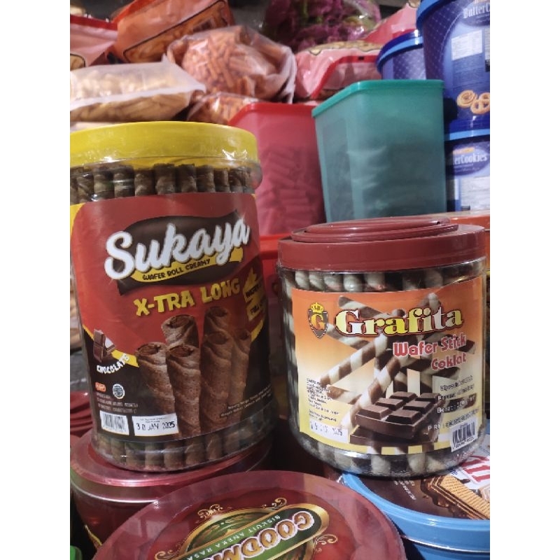 

wafer roll creamy coklat 700gr