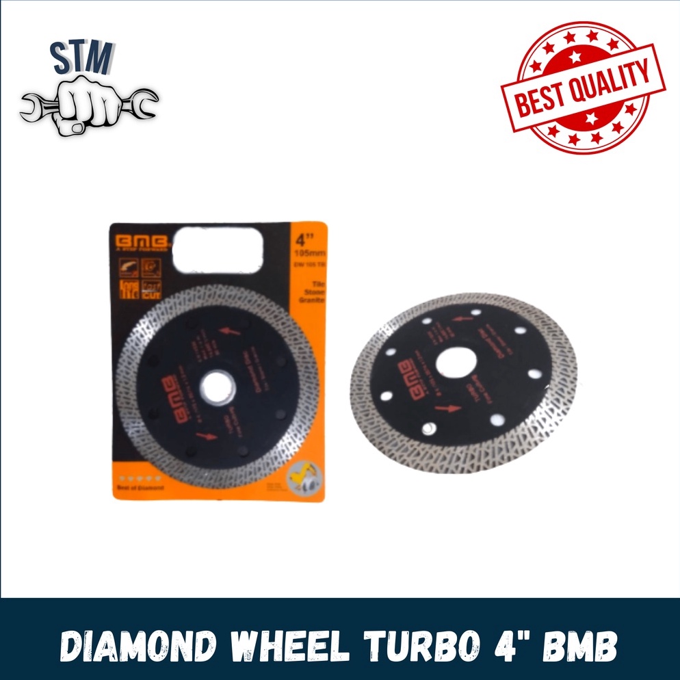 READY DIAMOND WHEEL TURBO 4 BMB  MATA PISAU POTONG KERAMIK GRANIT