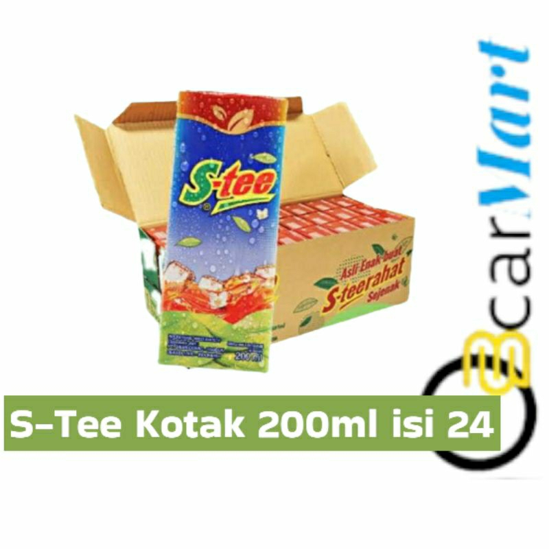 

(GSV) S TEE KOTAK 200ml 1 Dus Teh STEE Kotak S-tee dari SOSRO