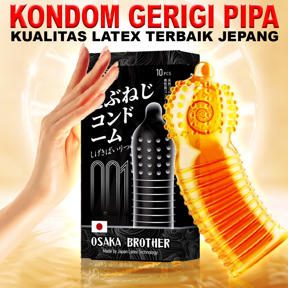 Kondom 001 Gerigi Berduri Bergerigi - Condom Dotted Premium