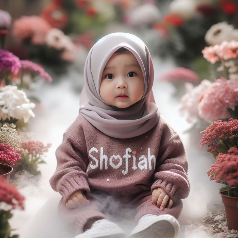 JASA EDIT FOTO STUDIO ANAK PEREMPUAN BERHIJAB