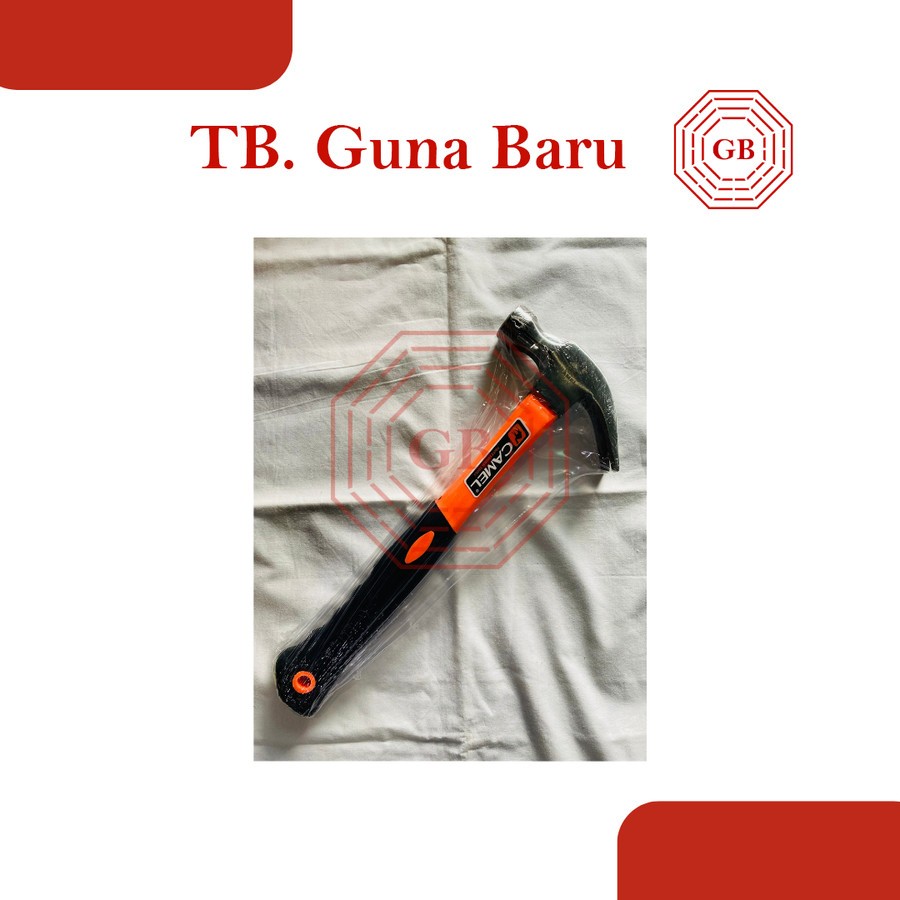 Camel Palu Kambing Besi | Palu Kambing Gagang Fiber | Claw Hammer 16oz