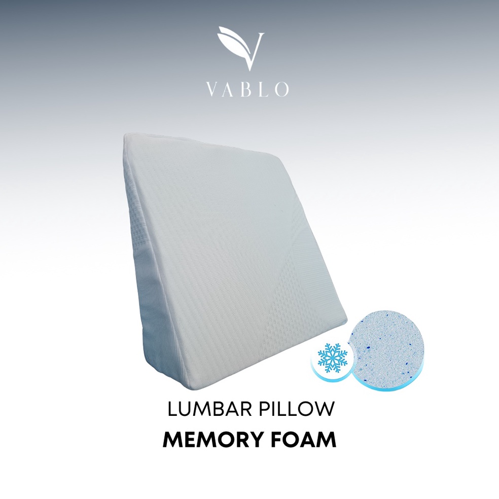 TREN TERBARU Vablo lumbar pillow  wedge pillow memory foam  back support pillow