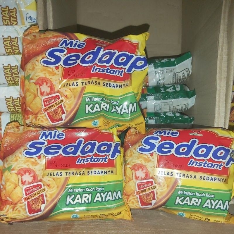 

Mie sedaap kari ayam 3pcs