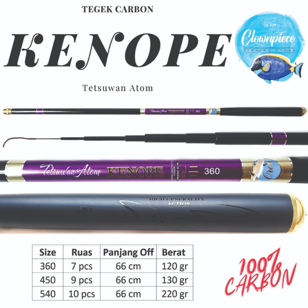 Joran Tegek Orca Kenope / Joran Pancing Orca Kenope / Joran Tegek Pancing Orca Kenope / Tegek Orca K