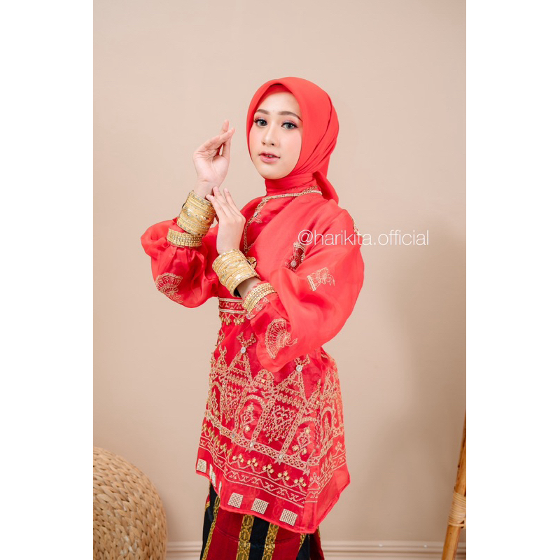 BAJU BODO BORDIR KIPAS PAYET (atasan)