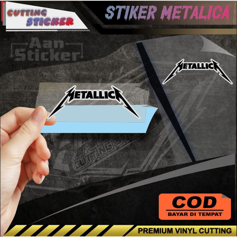 

stiker metalica stiker cutting ukuran 12 cm