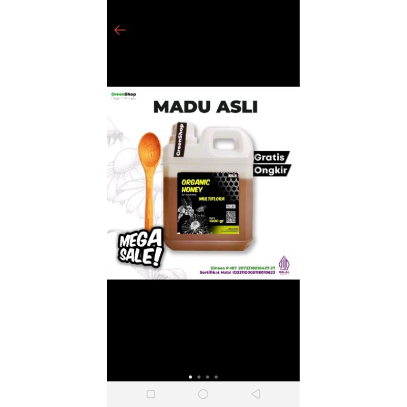 

madu asli multiflora 1kg,madu murni-organic