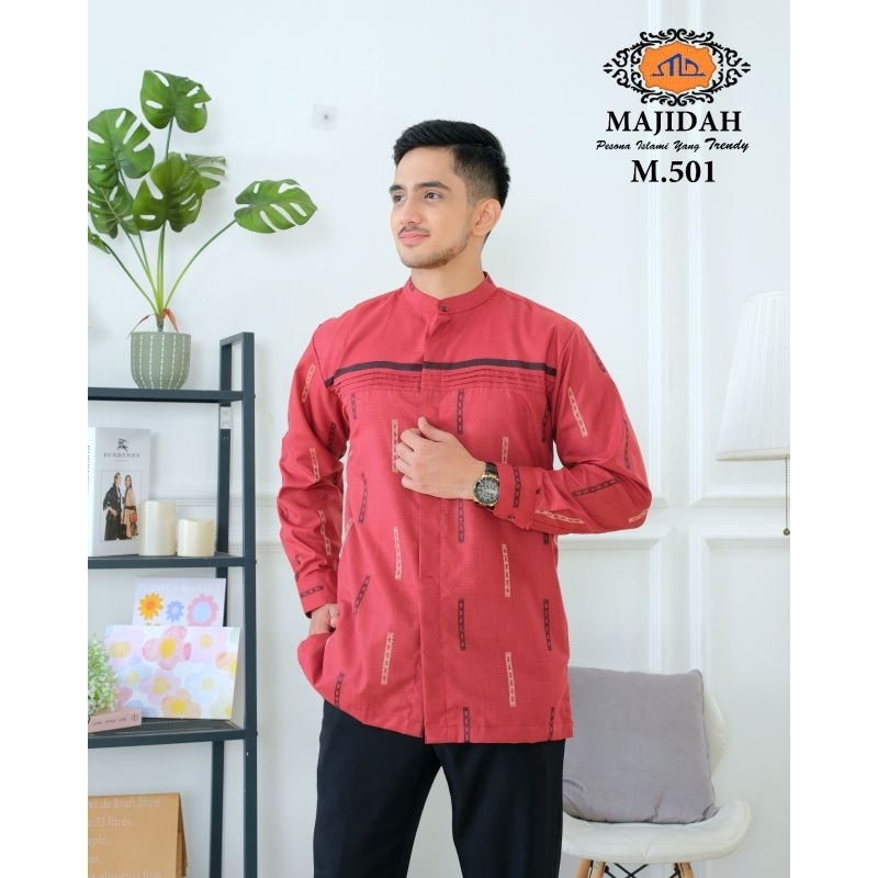 Baju Koko majidah M 501/baju Koko majidah warna