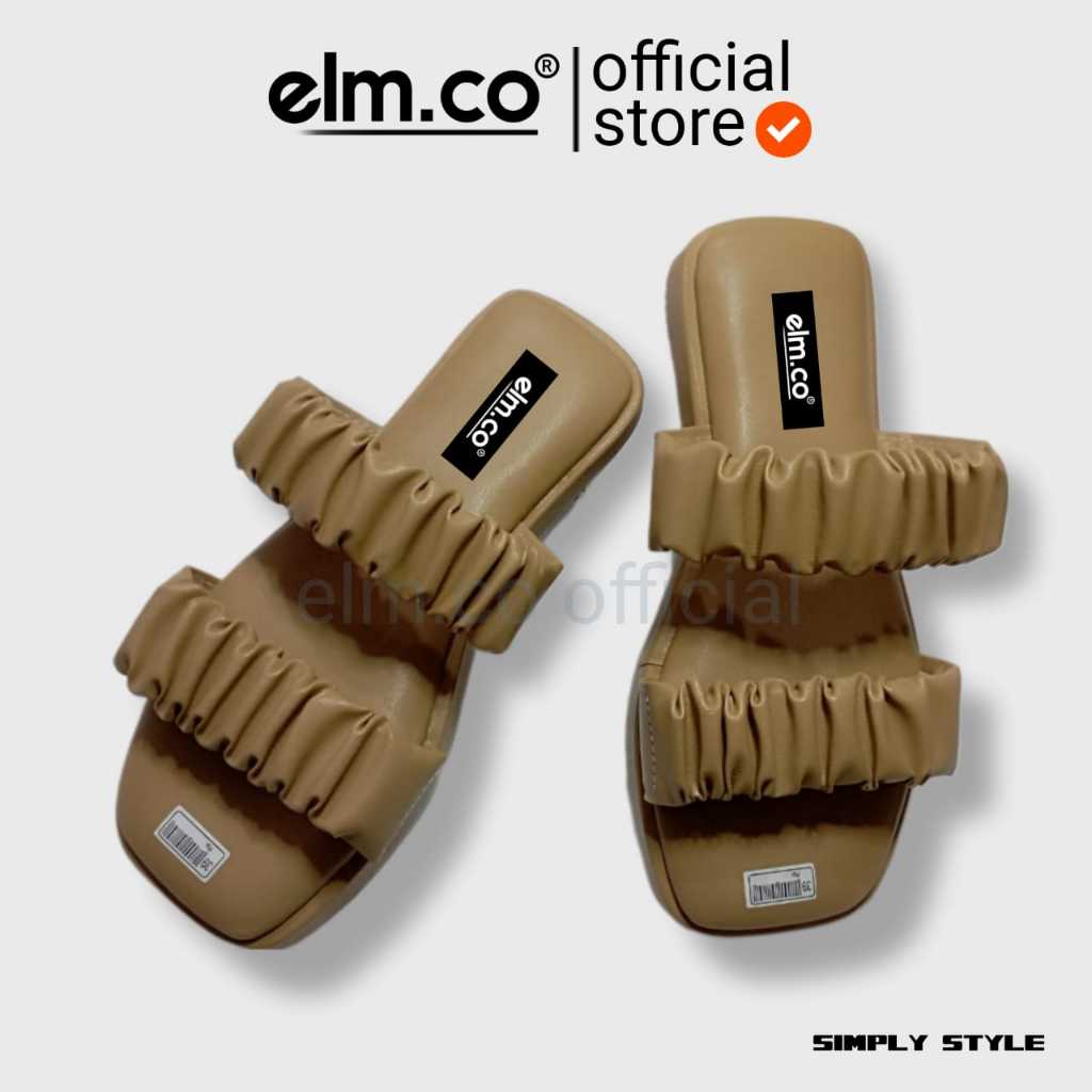 elm.co [ COD ] Sandal wanita flatform jelly sendal kekinian keren viral eff10