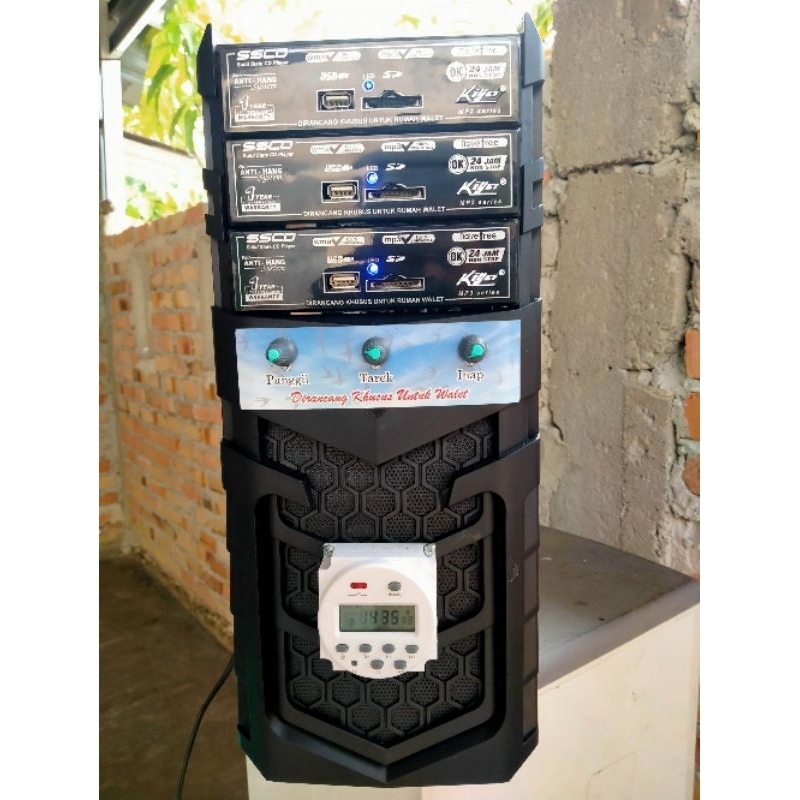 ampli walet rakitan 3 player 6 Chanel.