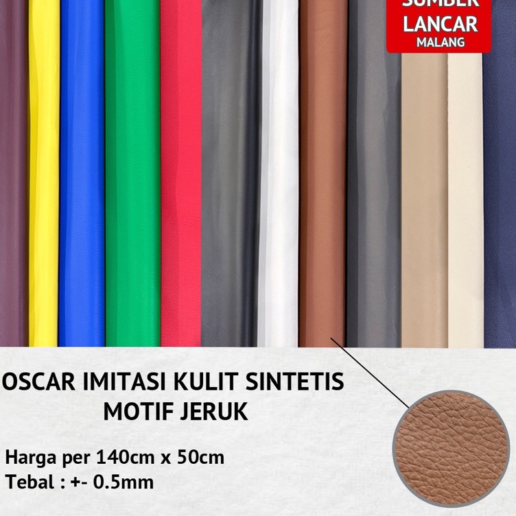 Klaim promo Kain Kulit Sintetis Oscar Imitasi Perlak Ompol Bayi Jompo