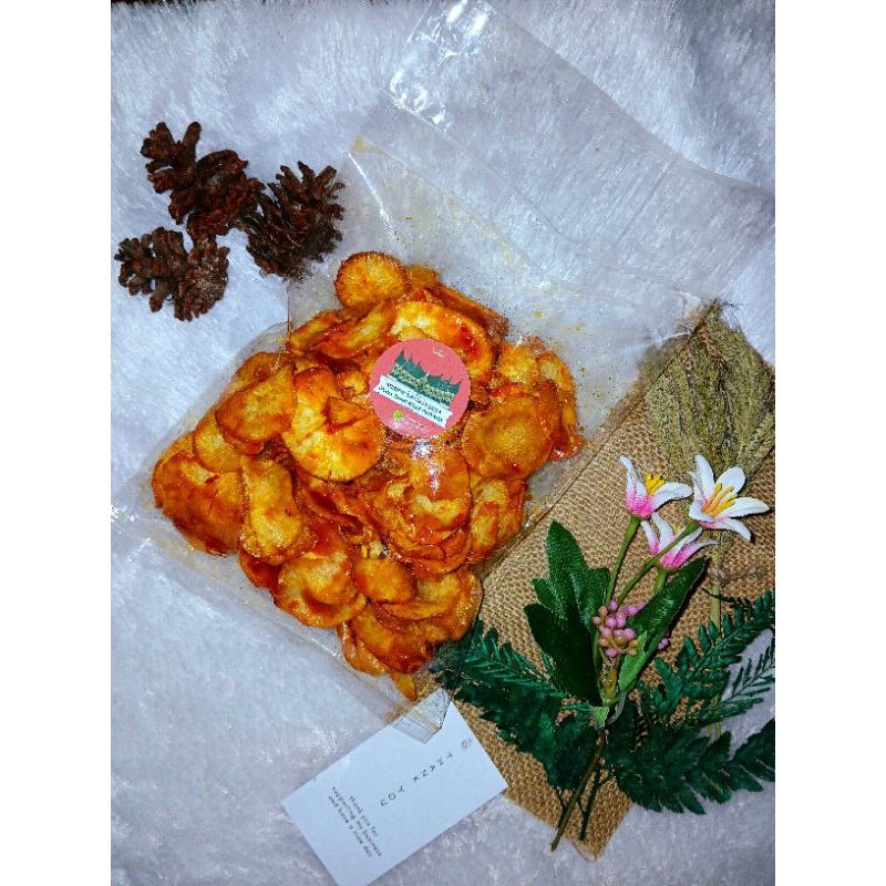 

KERIPIK SANJAI RIZQIA (PEDAS MANIS) KHAS PADANG 1/4KG