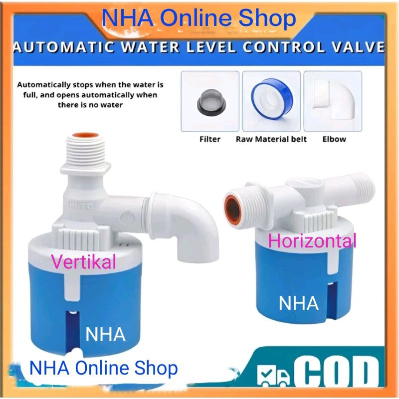 Kran Otomatis Tandon Air atau Otomatis Toren kran bak Mandi