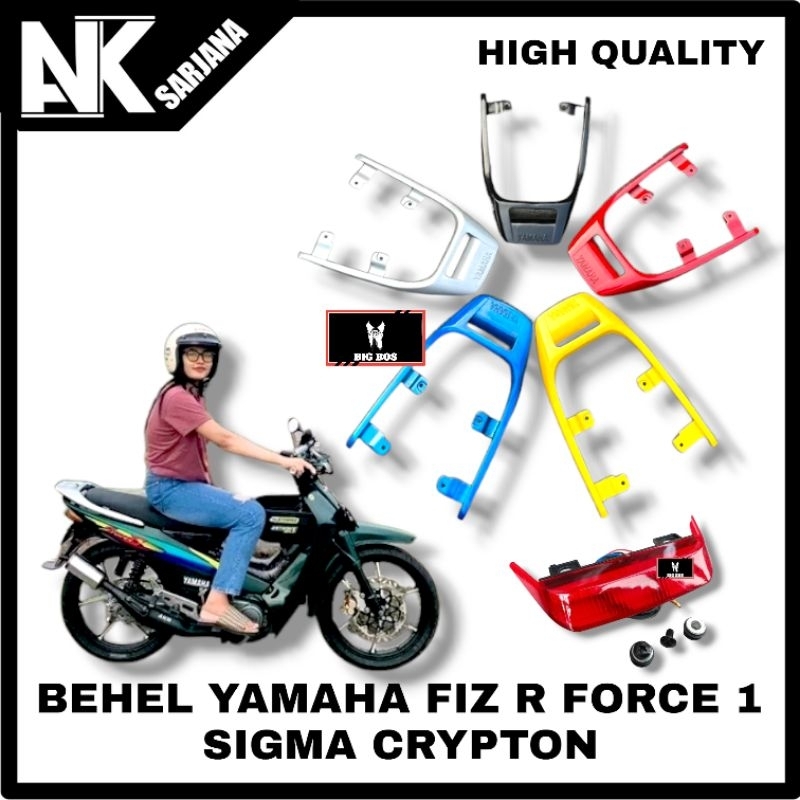 BEGEL BEHEL PLANGER PEGANGAN JOK BELAKANG YAMAHA FIZ R SE FORCE 1 SIGMA CRYPTON CODE TEMBUS SE SET L