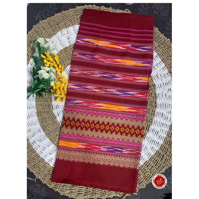 Sarung Lilit Panjang Rok Tenun Songket Bangkok