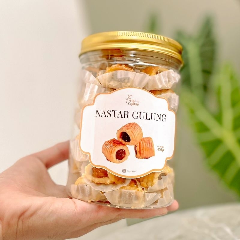 

Kue Kering FREE Tas Hari Raya | Nastar Kastengel Putri Salju Lidah Kucing Almond by Fay Cookie