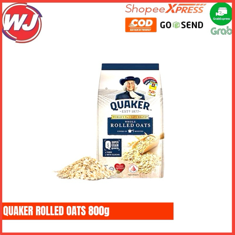 

QUAKER ROLLED OATS 800g