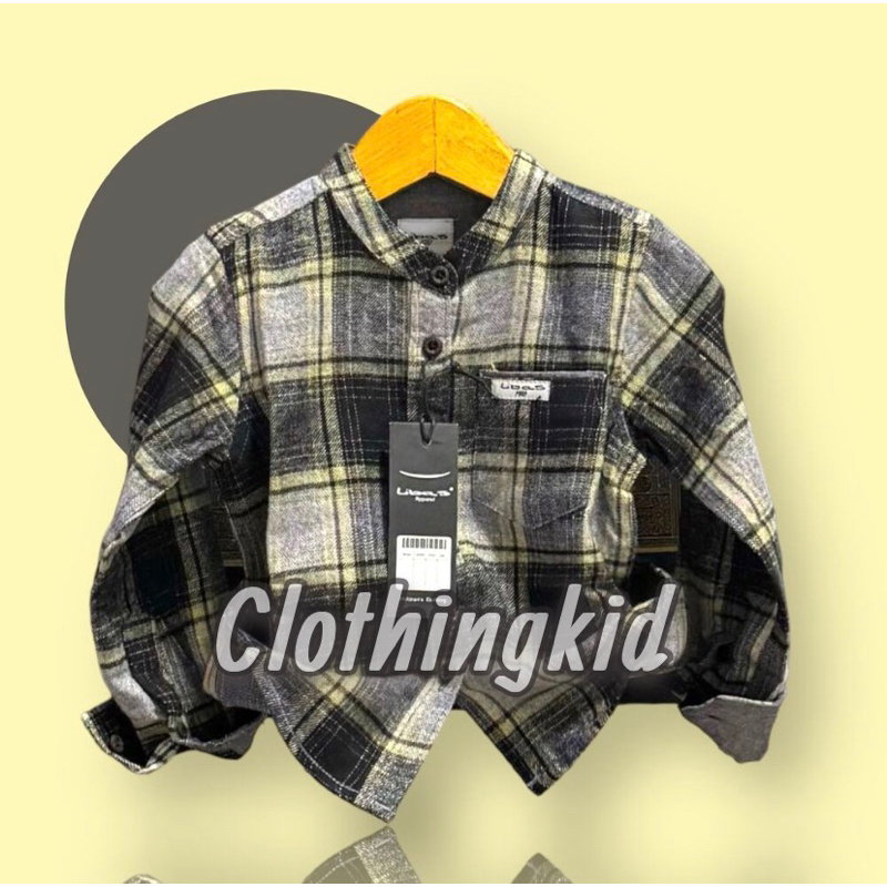 BEST SELLER LIMITED STOK KEMKO ANAK LAKI-LAKI 6 BULAN-12 TAHUN FLANEL/PLANEL KOTAK-KOTAK LENGAN PANJ